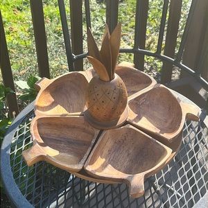 Wooden Vintage Hors d’oeuvre Tray